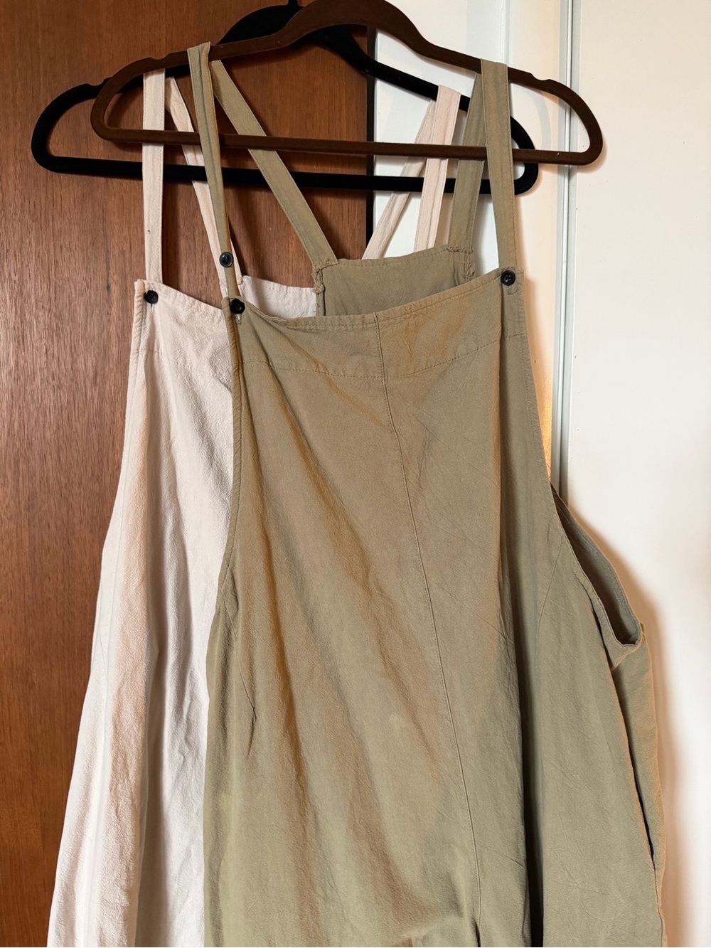 2 pair of Yesno work overalls.